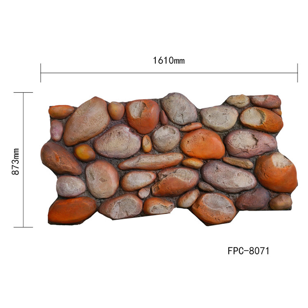 каменная стеновая панель из искусственной кожи