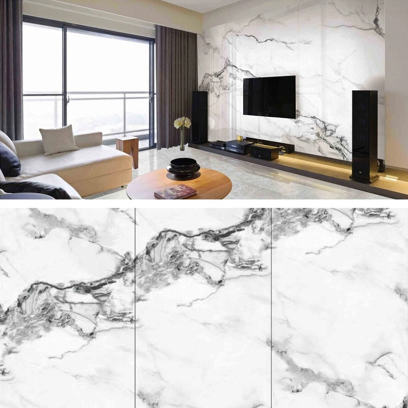 Мраморный лист из ПВХ с УФ-покрытием 1220 × 2800 мм для мебели и краснодеревщика Легкая и прочная декоративная настенная панель из ламинированного пластика
