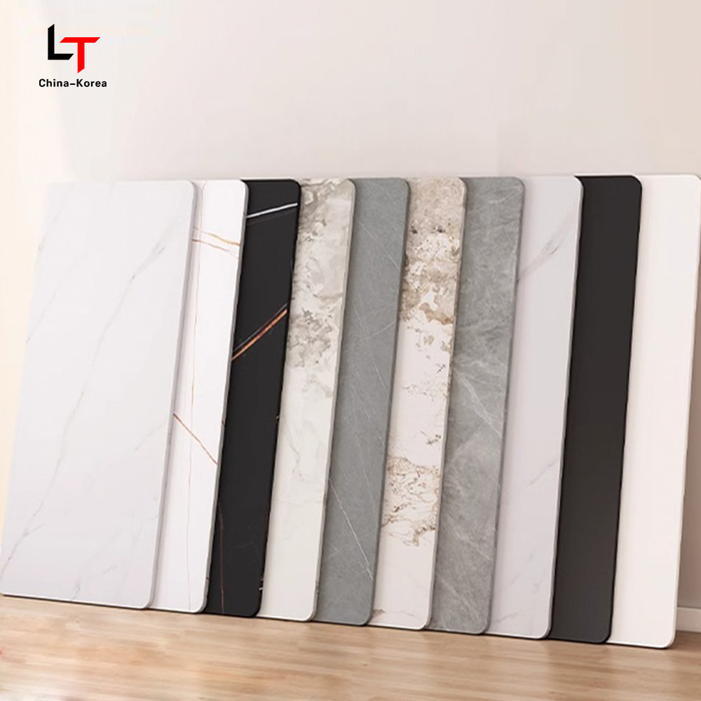 1220 × 2440 мм ПВХ-углеродно-кристаллическая панель Водонепроницаемая огнестойкая декоративная облицовка стен для внутреннего и наружного использования с УФ-покрытием