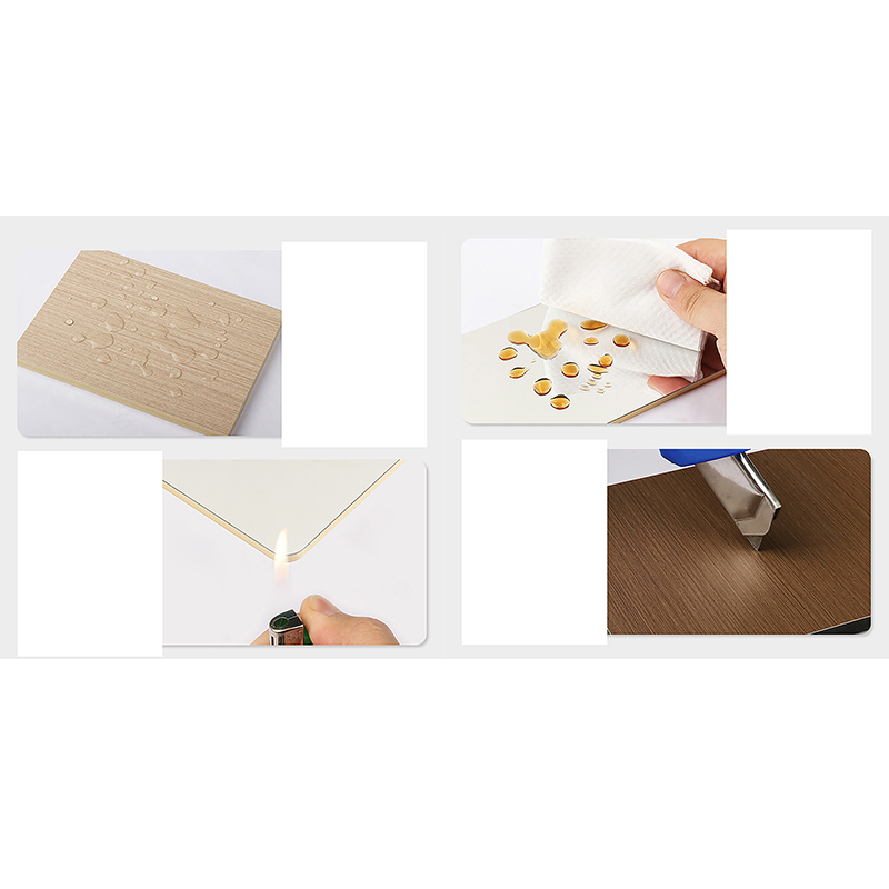 Легкий углеродно-кристаллический лист из ПВХ высокой плотности, устойчивый к царапинам, толщиной 5-8 мм для украшения ванной комнаты в коммерческом отеле, огнестойкий прочный настенный панелек класса B1