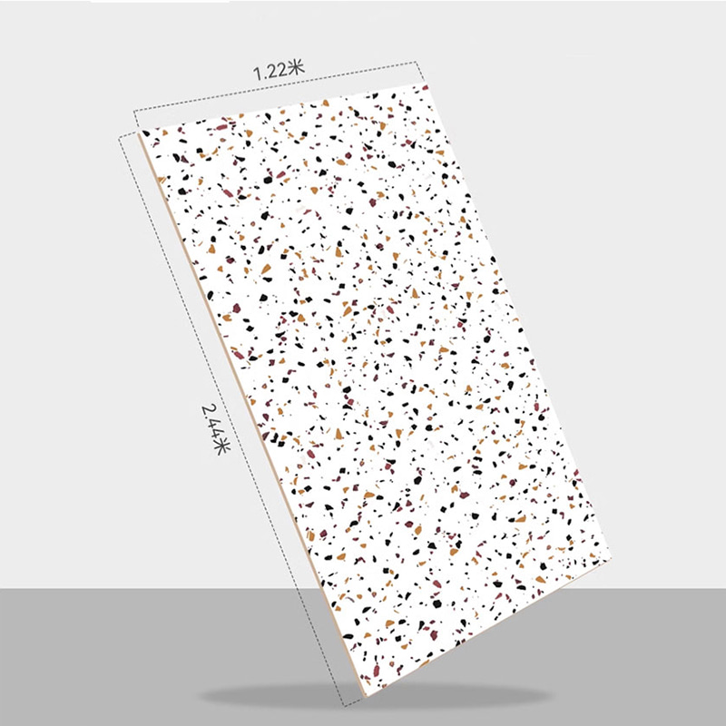 1220 мм × 2440 мм Гибкий ПВХ Пластик Альтернативный мрамор SPC Стеновая панель и доска Искусственная имитация мрамора УФ-покрытие Мраморный лист из ПВХ