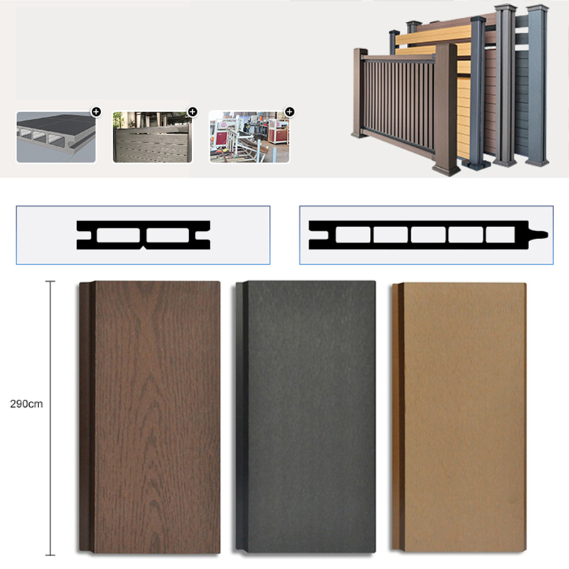 Коэкструзионный декоративный экран для забора. Устойчивый к атмосферным воздействиям композитный садовый забор из Wpc. Защита от солнца. Износостойкий, против термитов. Простота установки.