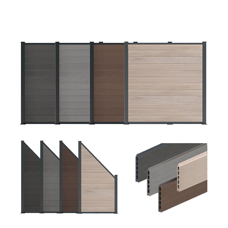 Деревянный пластиковый композитный забор из ДПК, забор для дома, сада и двора, панели для забора лучше, чем виниловый забор из ПВХ, водонепроницаемая наружная доска для обеспечения конфиденциальности Hdpe