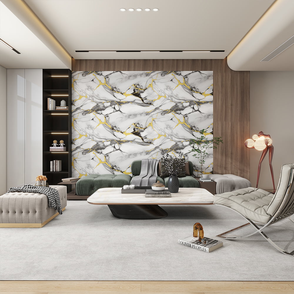 Современные глянцевые мраморные обои в рулоне, ПВХ, самоклеящиеся, водонепроницаемые, для интерьера, украшения дома, мраморный лист, наклейка
