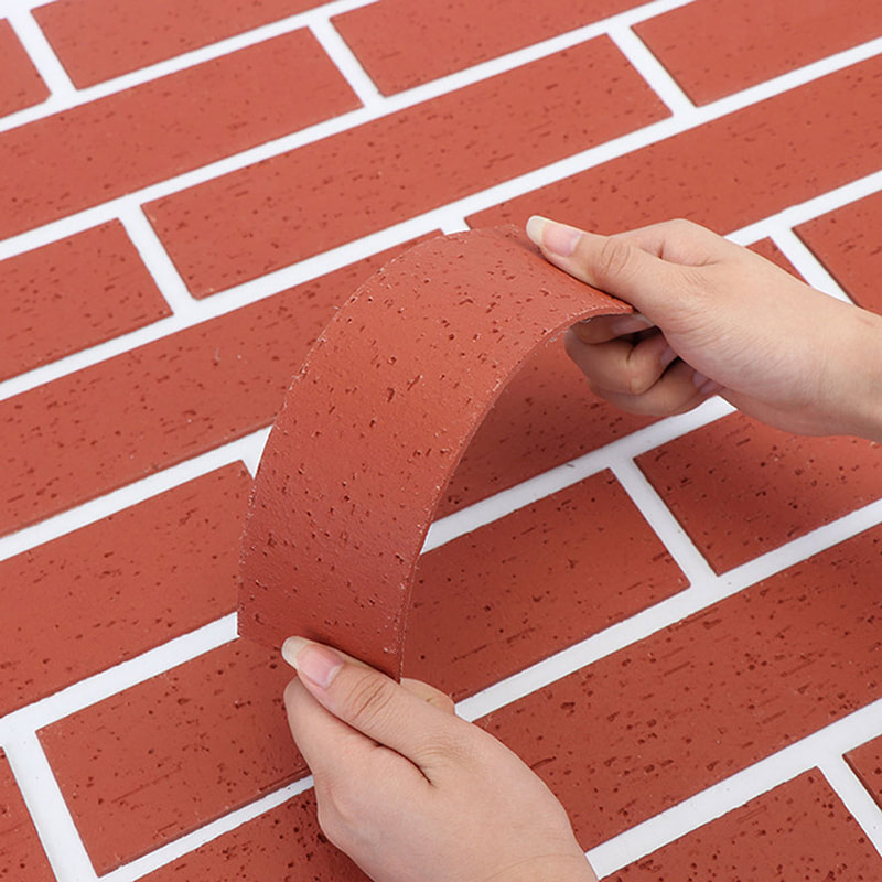 Современный дизайн Огнестойкие легкие стеновые панели Новый материал Облицовка из мягкого камня Гибкая плитка MCM Линейное каменное настенное покрытие