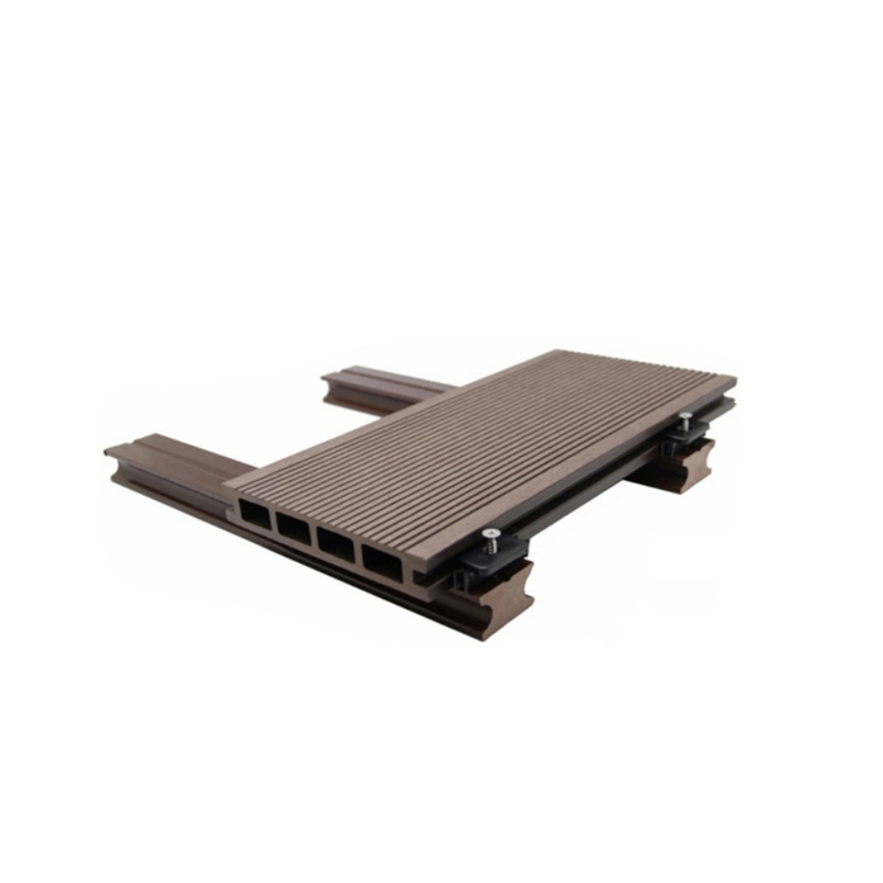 Защелкивайтесь на пол DIY, наружный водонепроницаемый Wpc, патио, композитный пол, взаимосвязанные настилы, плиточные доски